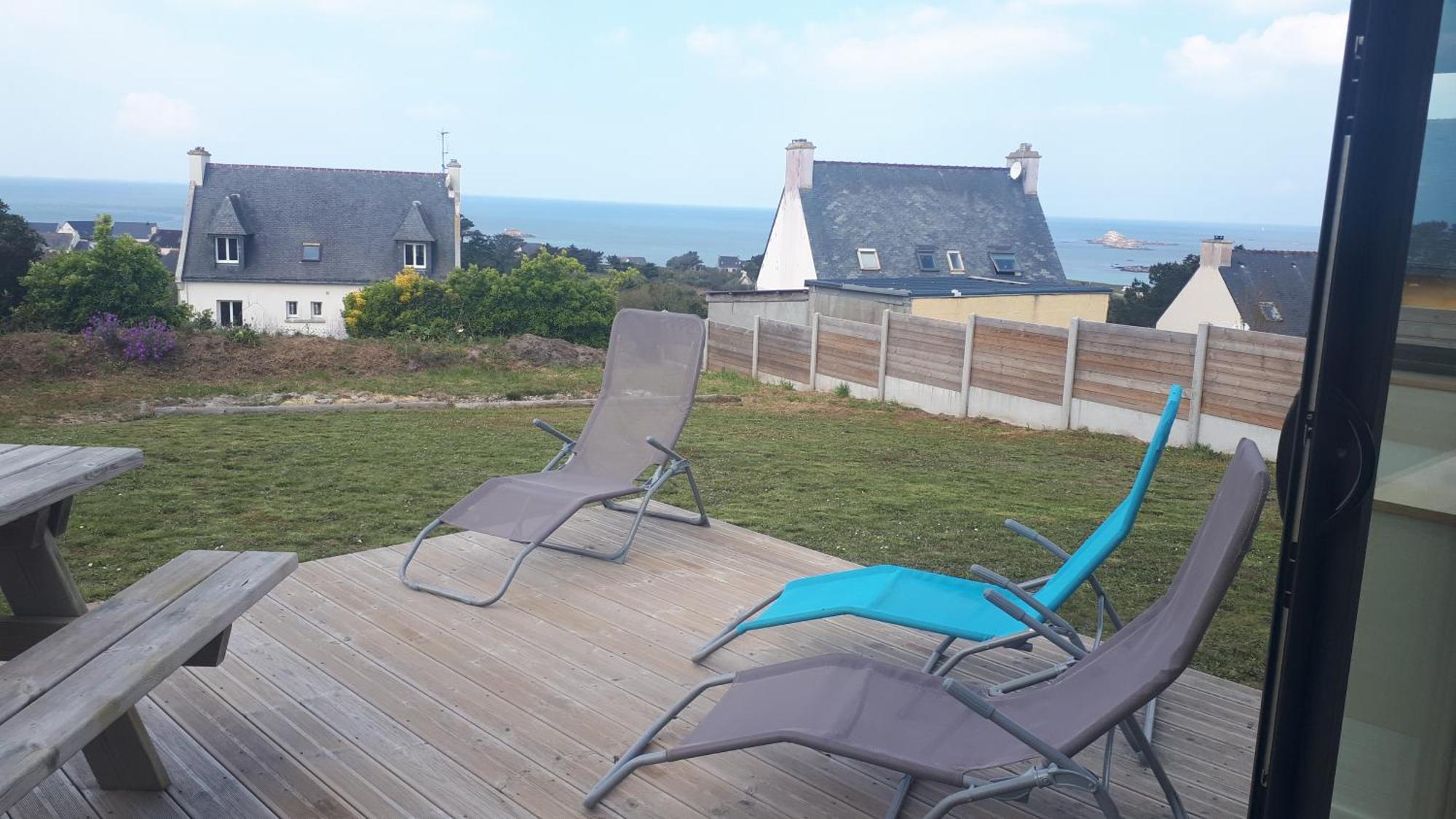 Maison Proche Du Phare De Trezien Vue Mer Plouarzel Bagian luar foto